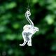 Multicolor Assorted Mini Elephant Christmas Tree Ornaments Set of 6 Pcs